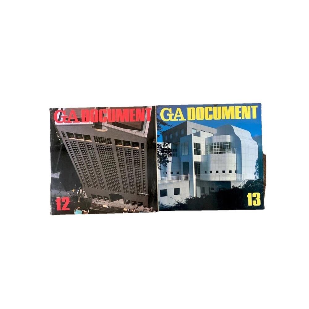 GA Document 12 & 13 - 1985 World Architecture Book ADA Edita Tokyo Burgee Meier